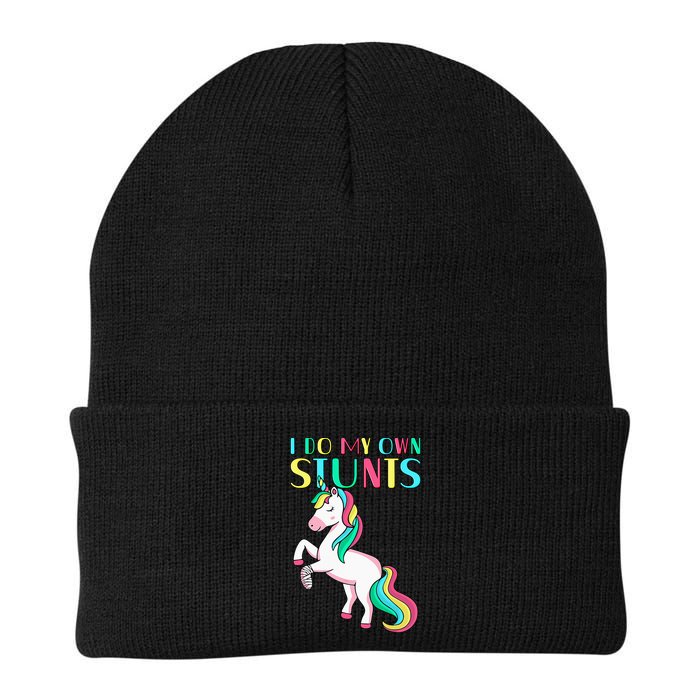 Funny I Do My Own Stunts Broken Arm Cute Magical Unicorn Beanie