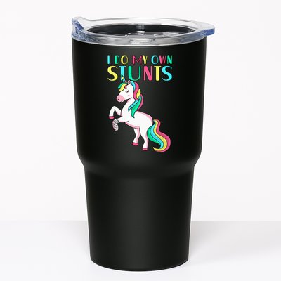 Funny I Do My Own Stunts Broken Arm Cute Magical Unicorn Tumbler