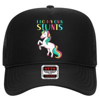 Funny I Do My Own Stunts Broken Arm Cute Magical Unicorn Trucker Hat