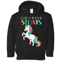 Funny I Do My Own Stunts Broken Arm Cute Magical Unicorn Toddler Hoodie