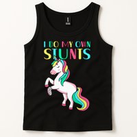 Funny I Do My Own Stunts Broken Arm Cute Magical Unicorn Tank Top