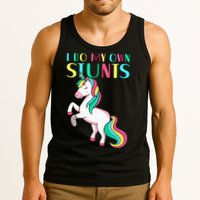 Funny I Do My Own Stunts Broken Arm Cute Magical Unicorn Tank Top