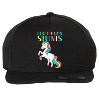Funny I Do My Own Stunts Broken Arm Cute Magical Unicorn Wool Snapback Cap