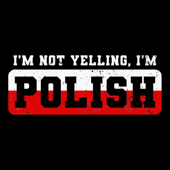 Funny I DonT Scream IM Polish Funny Doggie Tank