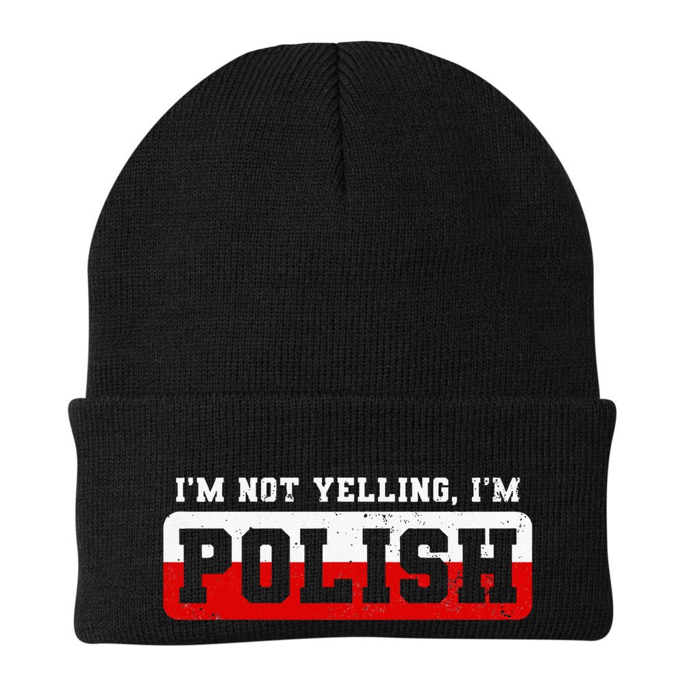 Funny I DonT Scream IM Polish Funny Beanie
