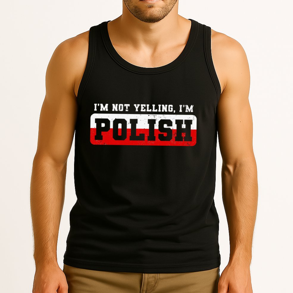 Funny I DonT Scream IM Polish Funny Tank Top