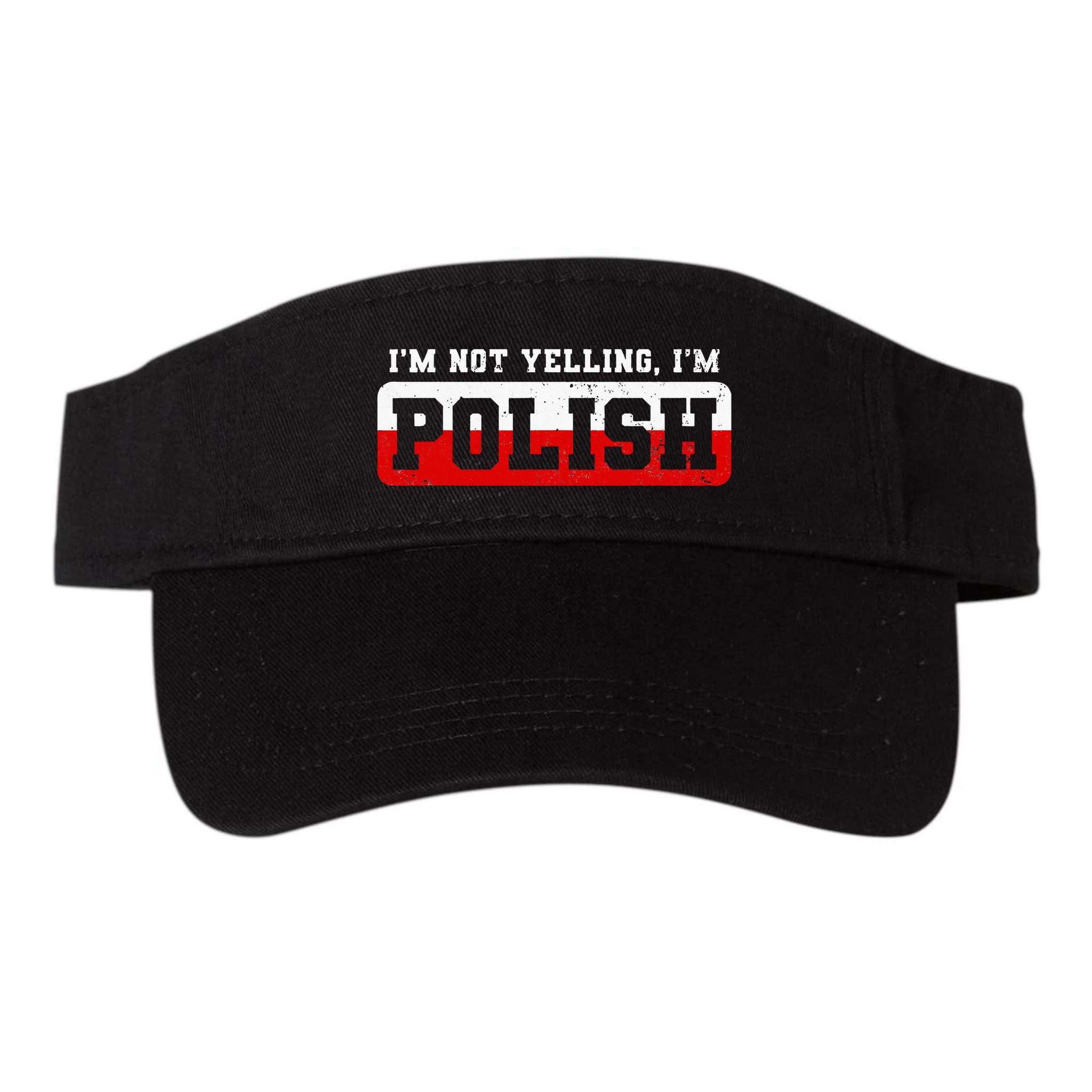 Funny I DonT Scream IM Polish Funny Visor