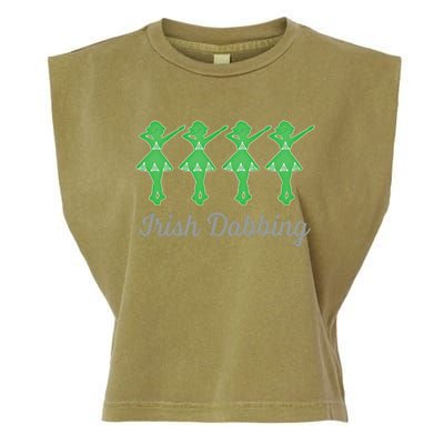 Funny Irish Dabbing Feis Irish Dance Best Gift Cute Gift Garment-Dyed Women's Muscle Tee