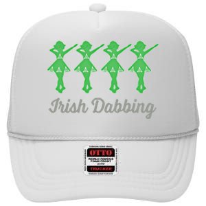 Funny Irish Dabbing Feis Irish Dance Best Gift Cute Gift High Crown Mesh Back Trucker Hat