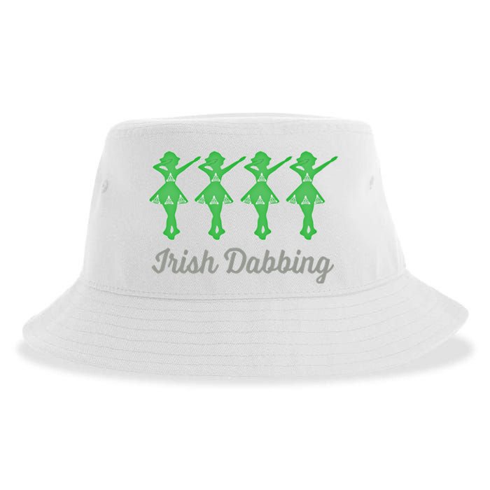 Funny Irish Dabbing Feis Irish Dance Best Gift Cute Gift Sustainable Bucket Hat