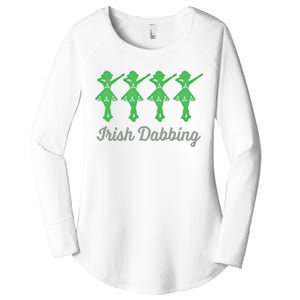 Funny Irish Dabbing Feis Irish Dance Best Gift Cute Gift Women's Perfect Tri Tunic Long Sleeve Shirt