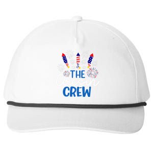 Fireworks Independence Day Snapback Five-Panel Rope Hat