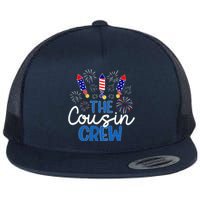 Fireworks Independence Day Flat Bill Trucker Hat