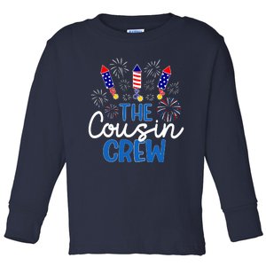 Fireworks Independence Day Toddler Long Sleeve Shirt