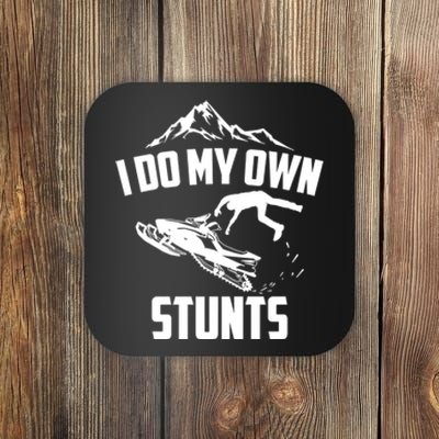 Funny I Do My Own Stunts Jet Ski Personal Watercraft PWC Gift Coaster