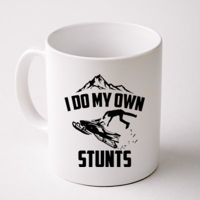 Funny I Do My Own Stunts Jet Ski Personal Watercraft PWC Gift Coffee Mug