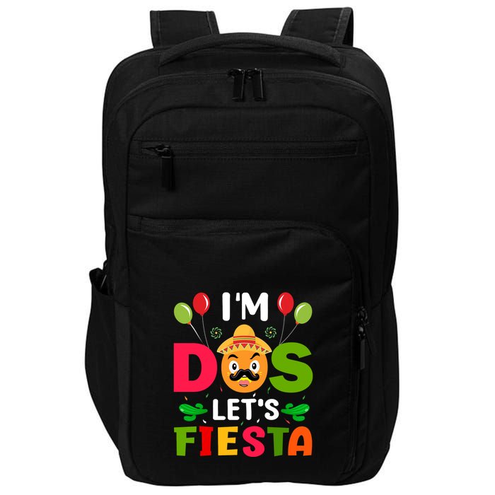 Funny I'm Dos Lets Fiesta Gift Cinco De Mayo Impact Tech Backpack