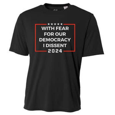 Funny I Dissent 2024 Democracy Humor Cooling Performance Crew T-Shirt