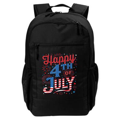 Firecracker Independence Day Happy 4th Of July Gift Daily Commute Backpack