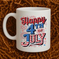 Firecracker Independence Day Happy 4th Of July Gift Coffee Mug