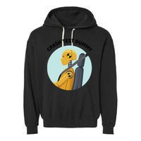 Funny I Do My Own Stunt Break Fix Repeat Crash Test Dummy Garment-Dyed Fleece Hoodie