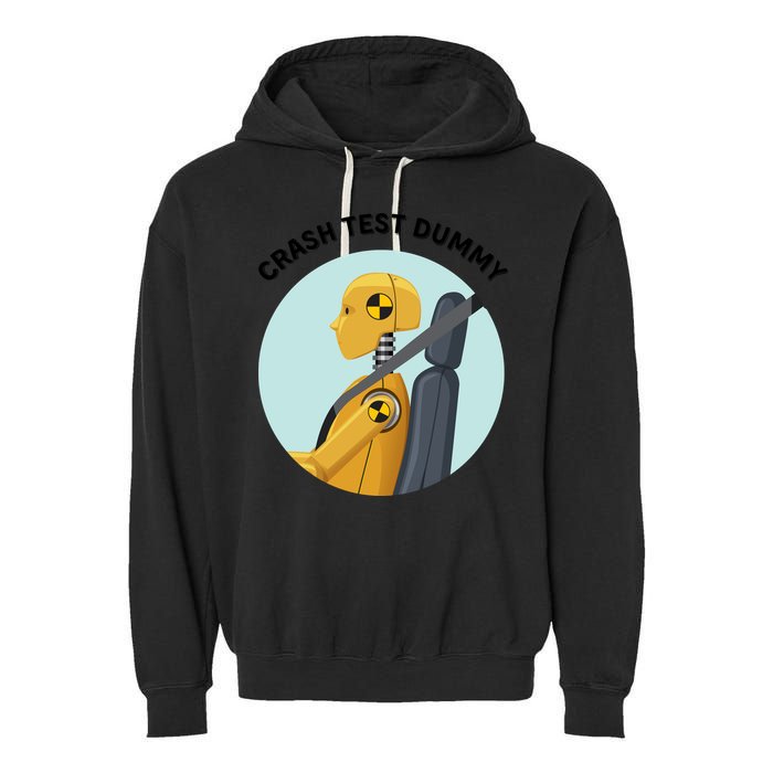 Funny I Do My Own Stunt Break Fix Repeat Crash Test Dummy Garment-Dyed Fleece Hoodie