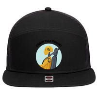 Funny I Do My Own Stunt Break Fix Repeat Crash Test Dummy 7 Panel Mesh Trucker Snapback Hat