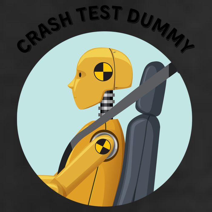 Funny I Do My Own Stunt Break Fix Repeat Crash Test Dummy 7 Panel Mesh Trucker Snapback Hat