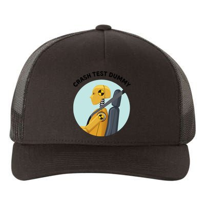 Funny I Do My Own Stunt Break Fix Repeat Crash Test Dummy Yupoong Adult 5-Panel Trucker Hat
