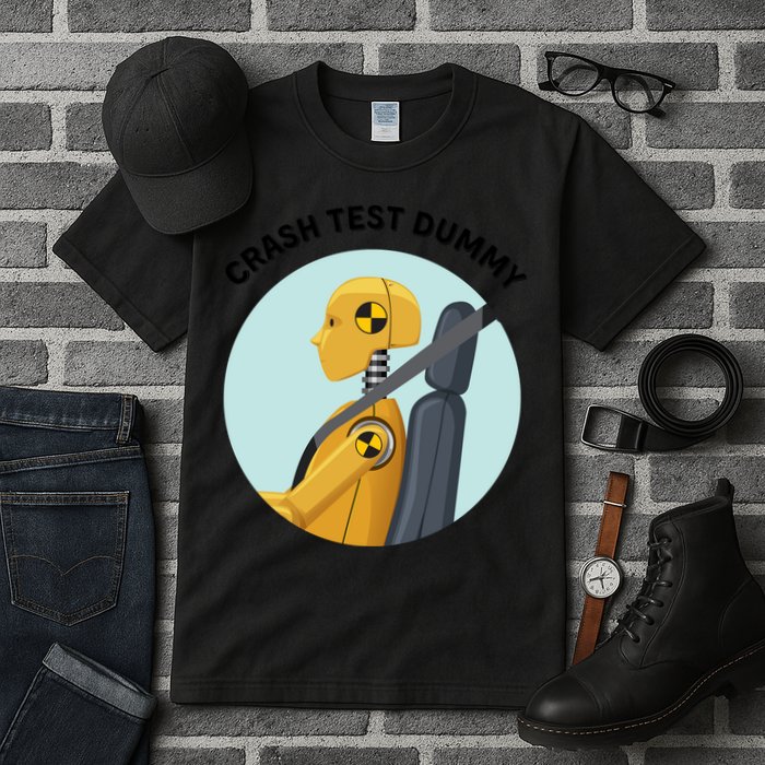 Funny I Do My Own Stunt Break Fix Repeat Crash Test Dummy Tall T-Shirt