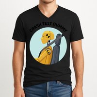 Funny I Do My Own Stunt Break Fix Repeat Crash Test Dummy V-Neck T-Shirt