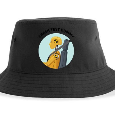 Funny I Do My Own Stunt Break Fix Repeat Crash Test Dummy Sustainable Bucket Hat