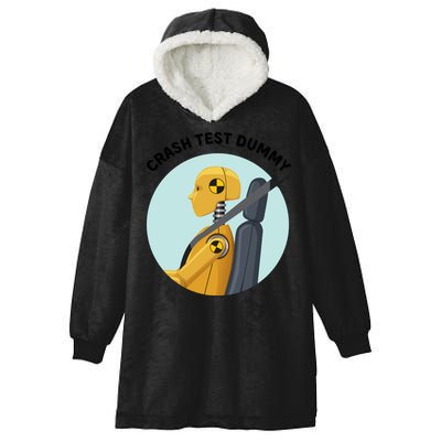 Funny I Do My Own Stunt Break Fix Repeat Crash Test Dummy Hooded Wearable Blanket