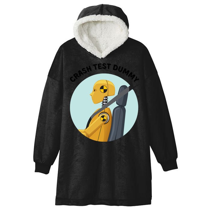 Funny I Do My Own Stunt Break Fix Repeat Crash Test Dummy Hooded Wearable Blanket