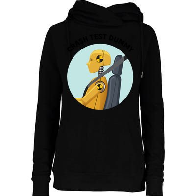 Funny I Do My Own Stunt Break Fix Repeat Crash Test Dummy Womens Funnel Neck Pullover Hood