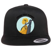 Funny I Do My Own Stunt Break Fix Repeat Crash Test Dummy Flatbill Hat