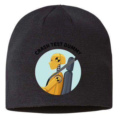 Funny I Do My Own Stunt Break Fix Repeat Crash Test Dummy Sustainable Beanie