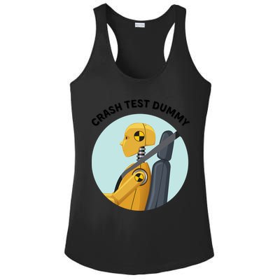 Funny I Do My Own Stunt Break Fix Repeat Crash Test Dummy Ladies PosiCharge Competitor Racerback Tank