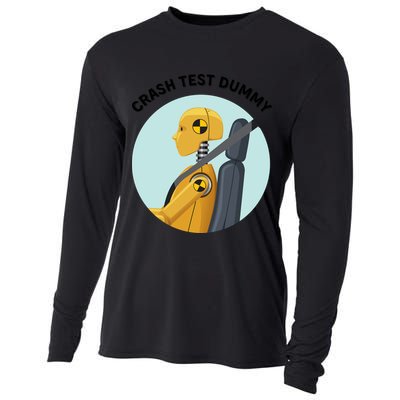 Funny I Do My Own Stunt Break Fix Repeat Crash Test Dummy Cooling Performance Long Sleeve Crew