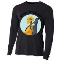 Funny I Do My Own Stunt Break Fix Repeat Crash Test Dummy Cooling Performance Long Sleeve Crew