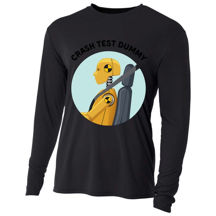 Funny I Do My Own Stunt Break Fix Repeat Crash Test Dummy Cooling Performance Long Sleeve Crew