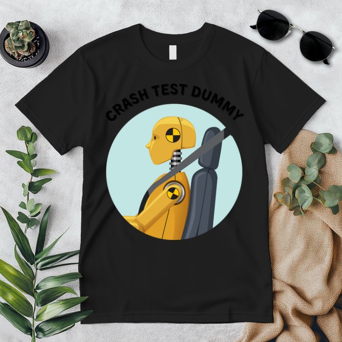 Funny I Do My Own Stunt Break Fix Repeat Crash Test Dummy Premium T-Shirt