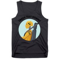 Funny I Do My Own Stunt Break Fix Repeat Crash Test Dummy Tank Top