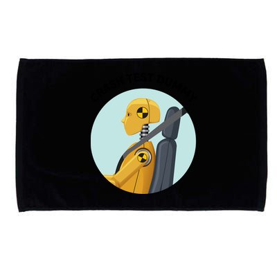 Funny I Do My Own Stunt Break Fix Repeat Crash Test Dummy Microfiber Hand Towel