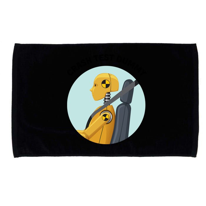Funny I Do My Own Stunt Break Fix Repeat Crash Test Dummy Microfiber Hand Towel