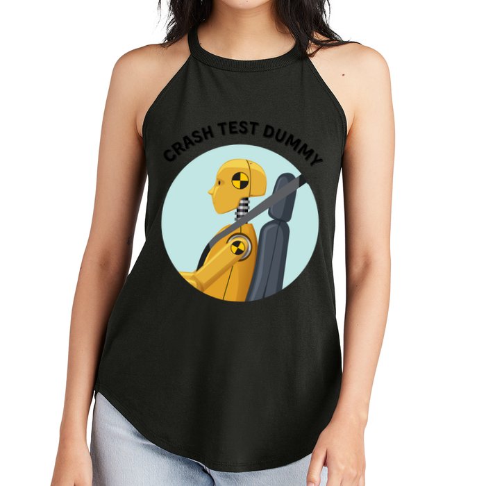 Funny I Do My Own Stunt Break Fix Repeat Crash Test Dummy Women's Perfect Tri Rocker Tank