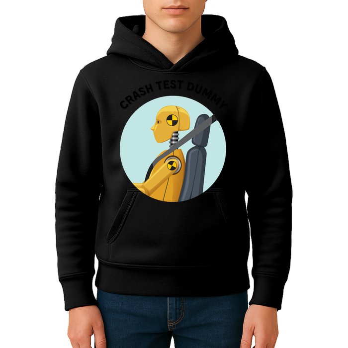 Funny I Do My Own Stunt Break Fix Repeat Crash Test Dummy Kids Hoodie