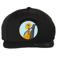 Funny I Do My Own Stunt Break Fix Repeat Crash Test Dummy Wool Snapback Cap