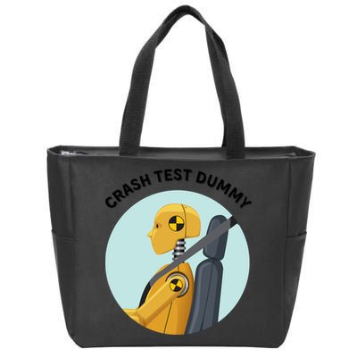 Funny I Do My Own Stunt Break Fix Repeat Crash Test Dummy Zip Tote Bag