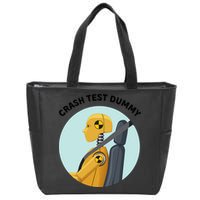 Funny I Do My Own Stunt Break Fix Repeat Crash Test Dummy Zip Tote Bag